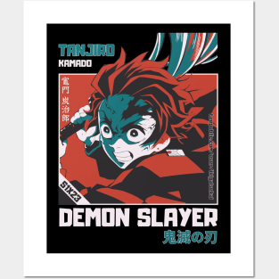 Tanjiro Unleashed: A Demon Slayer Fan Art S1X23 Posters and Art